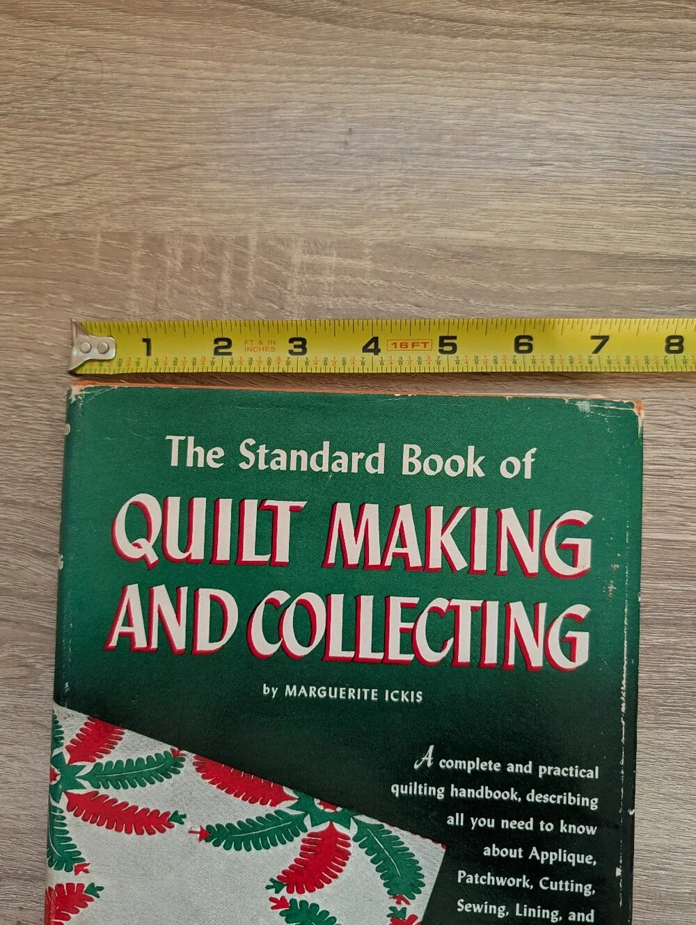 Vtg - The Standard Book of Quilt Making and Collecting - Marguerite Ickis 1949